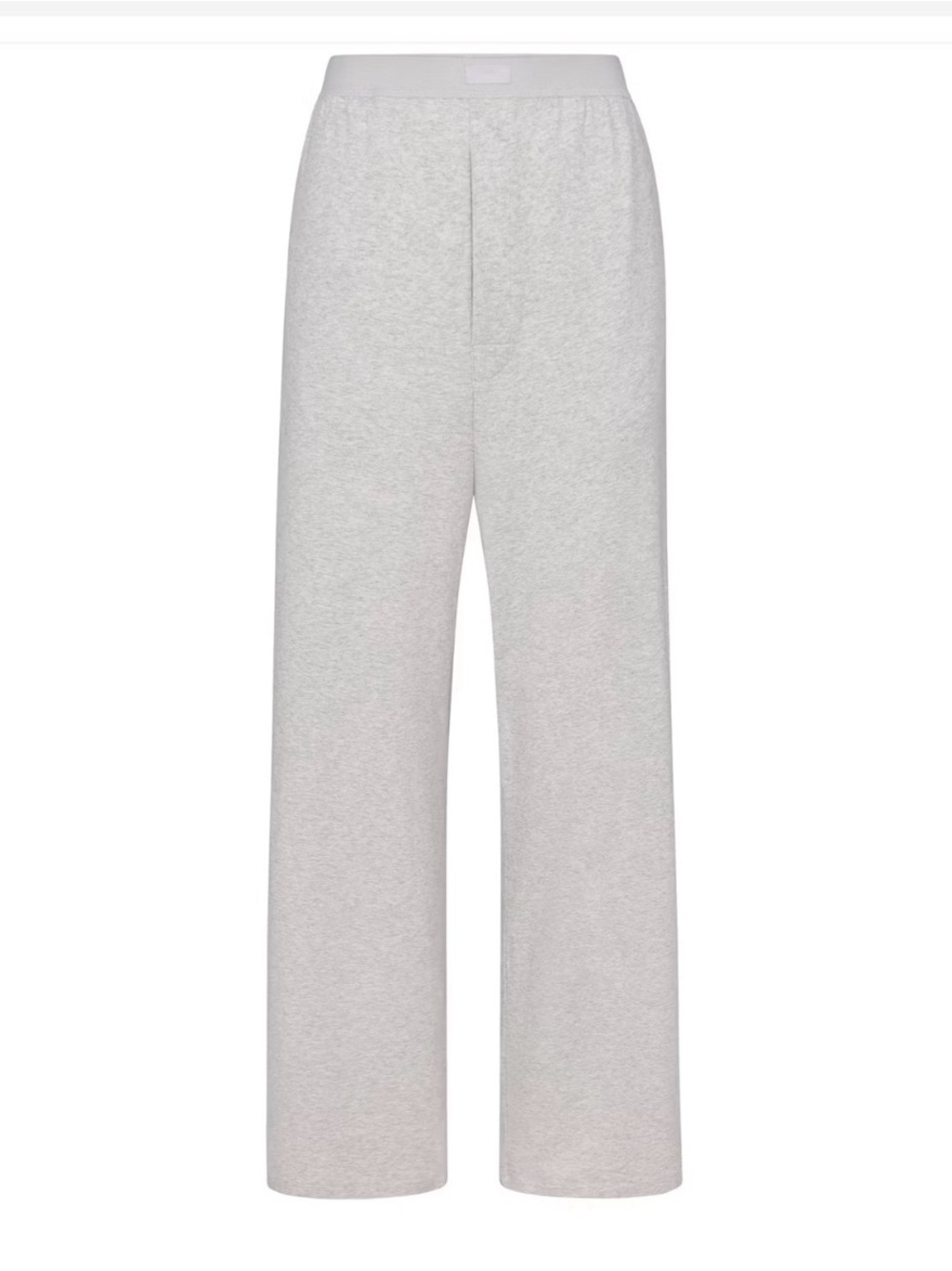 SKIMS Light Gray Wide-Leg Lounge Pants